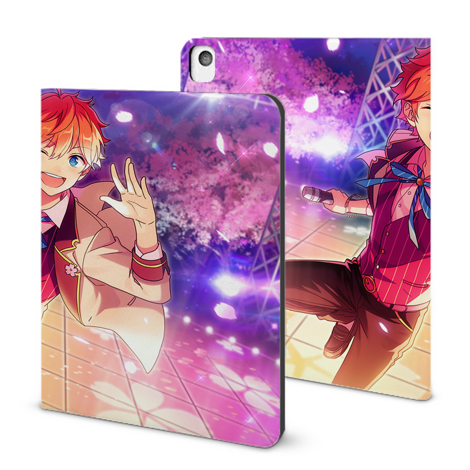 （画像用） あんさんぶるスターズ! Ensemble Stars IPadケース ペンホルダー付き ブックスタイルデザイン